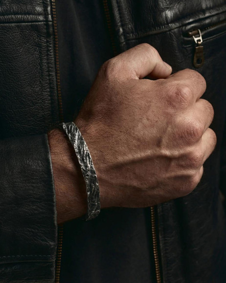 Armreif KRIGER in Sterlingsilber