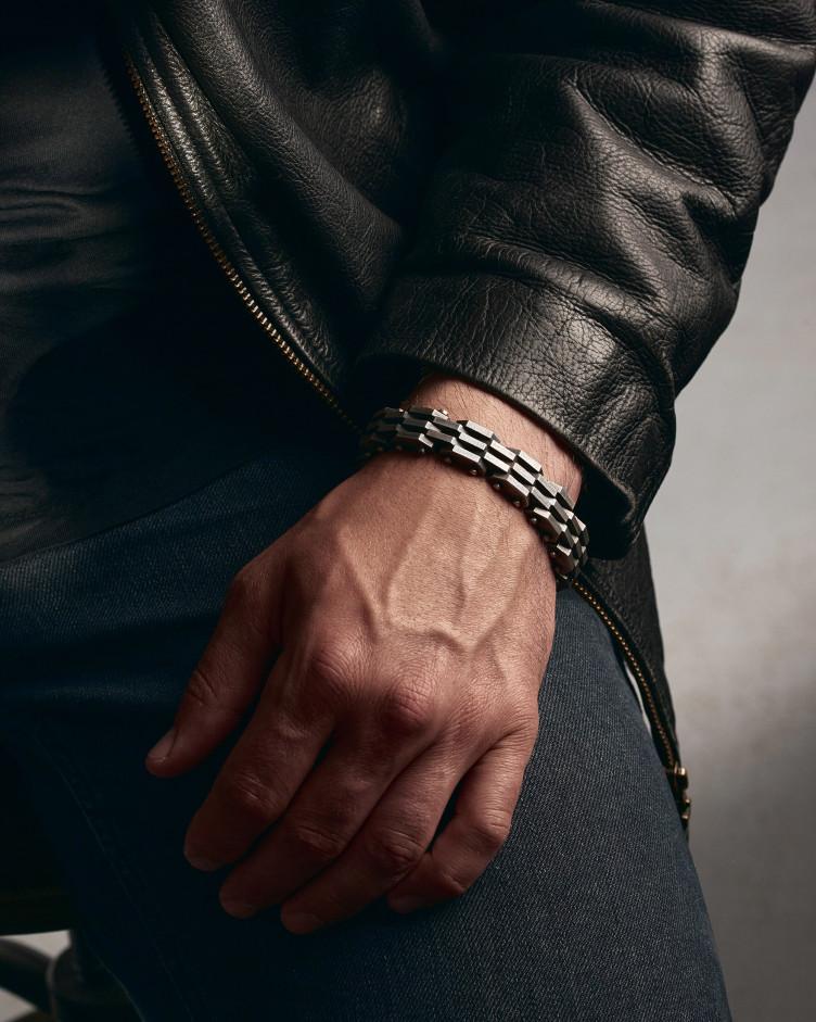 Armband TRACK in Sterlingsilber
