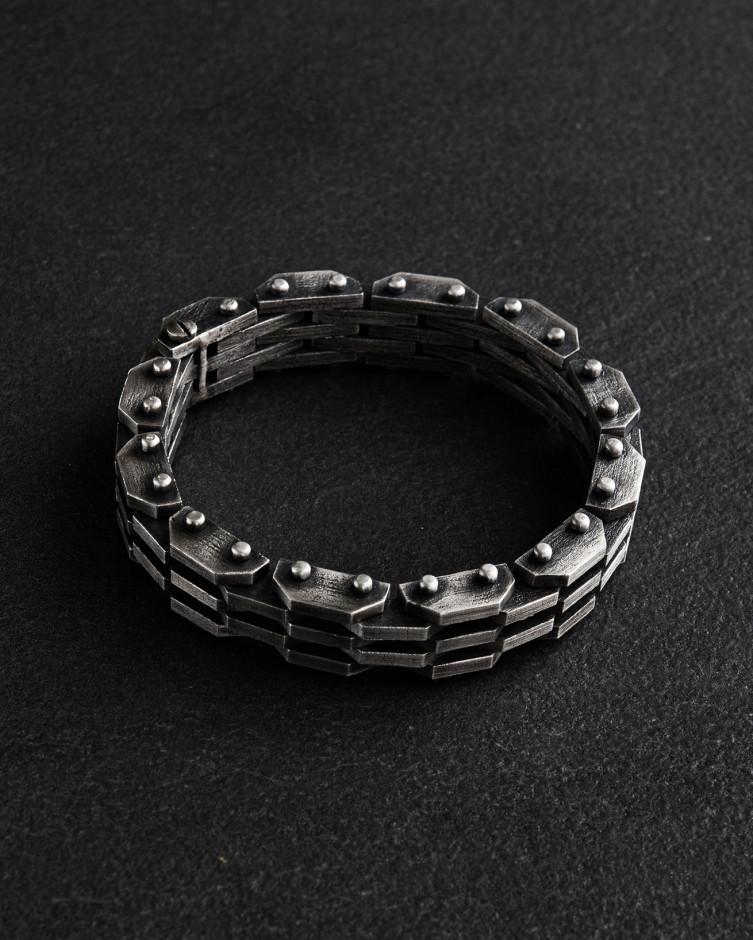 Armband TRACK in Sterlingsilber 4