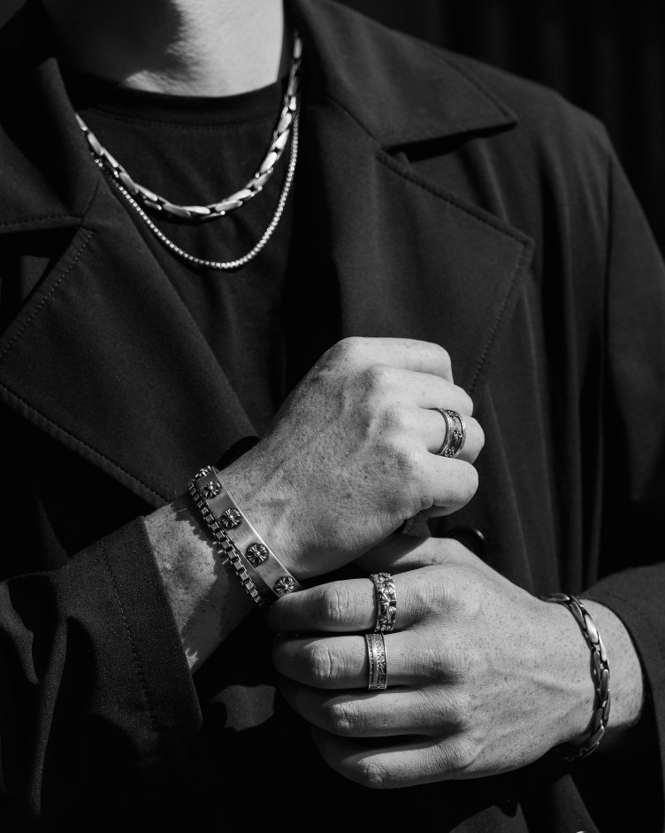 Armband TURBEN in Sterlingsilber 9