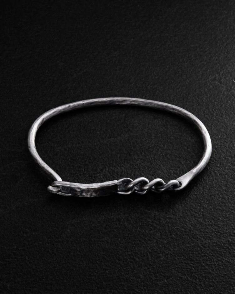 Armreif AUSDAUER in Sterlingsilber
