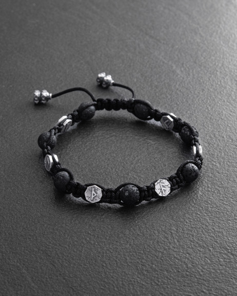 Herrenarmband RUNES (Lava)