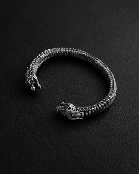 Armreif KAMPF DER DRACHEN in Sterlingsilber 4