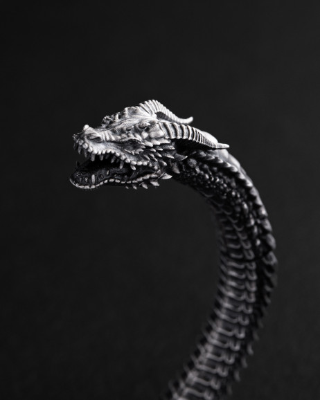 Armreif KAMPF DER DRACHEN in Sterlingsilber 6