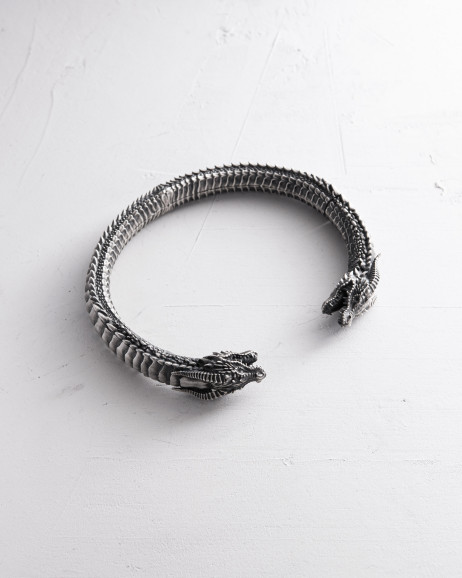 Armreif KAMPF DER DRACHEN in Sterlingsilber 9