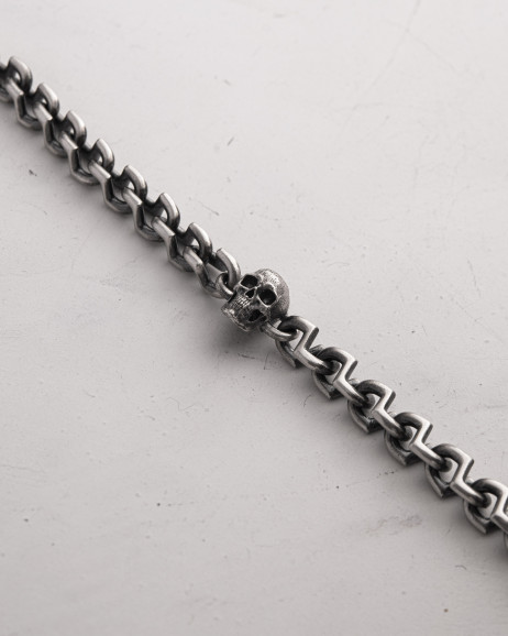 Armband SCHÄDEL in Sterlingsilber 7