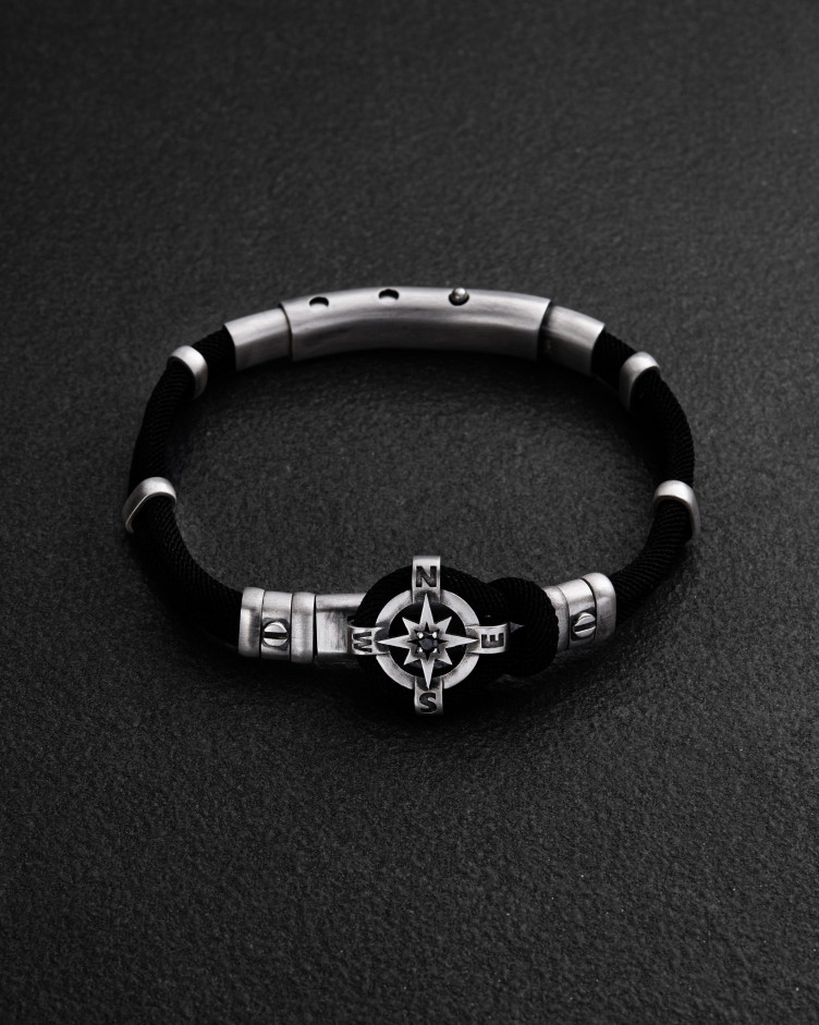 Armband WINDROSE in Sterlingsilber
