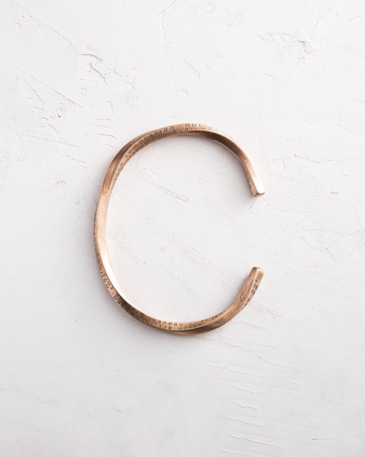 Armreif THE LORD'S PRAYER – OUR FATHER aus Rotgold 6