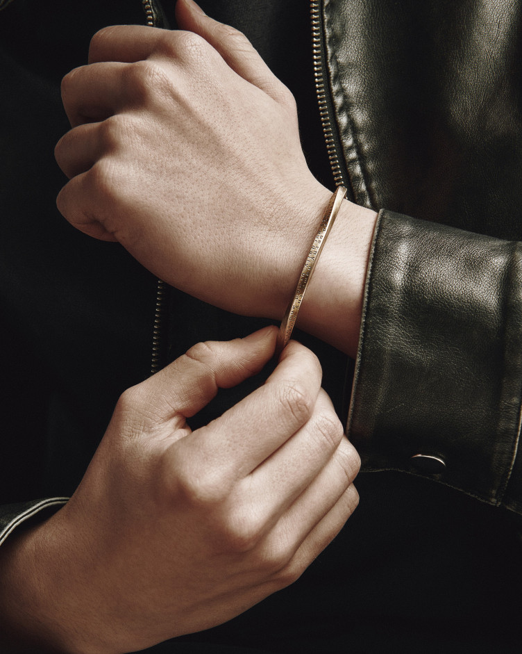 Armreif THE LORD'S PRAYER – OUR FATHER aus Rotgold 2