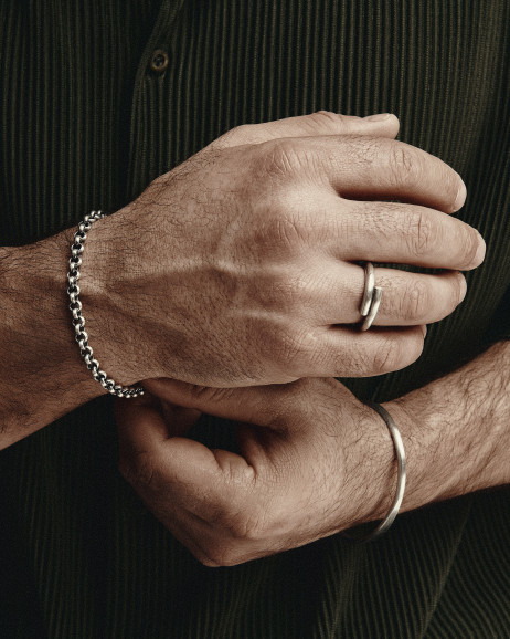 Armreif KLOEK in Sterlingsilber 4