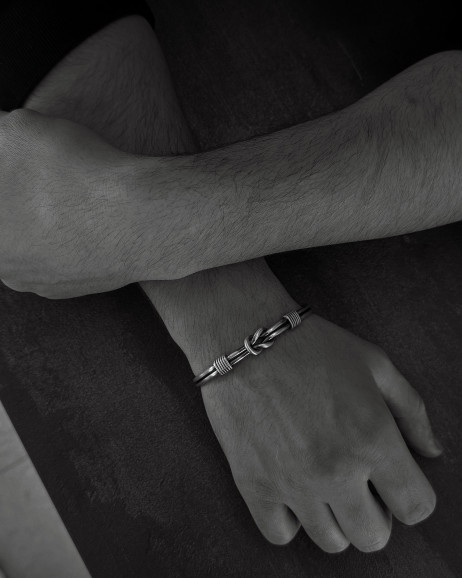 Armreif NODUS in Sterlingsilber 4