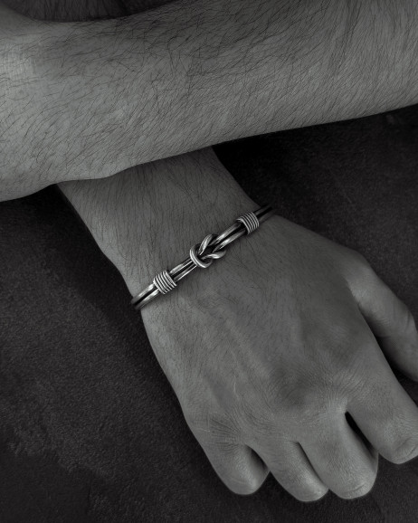 Armreif NODUS in Sterlingsilber 2