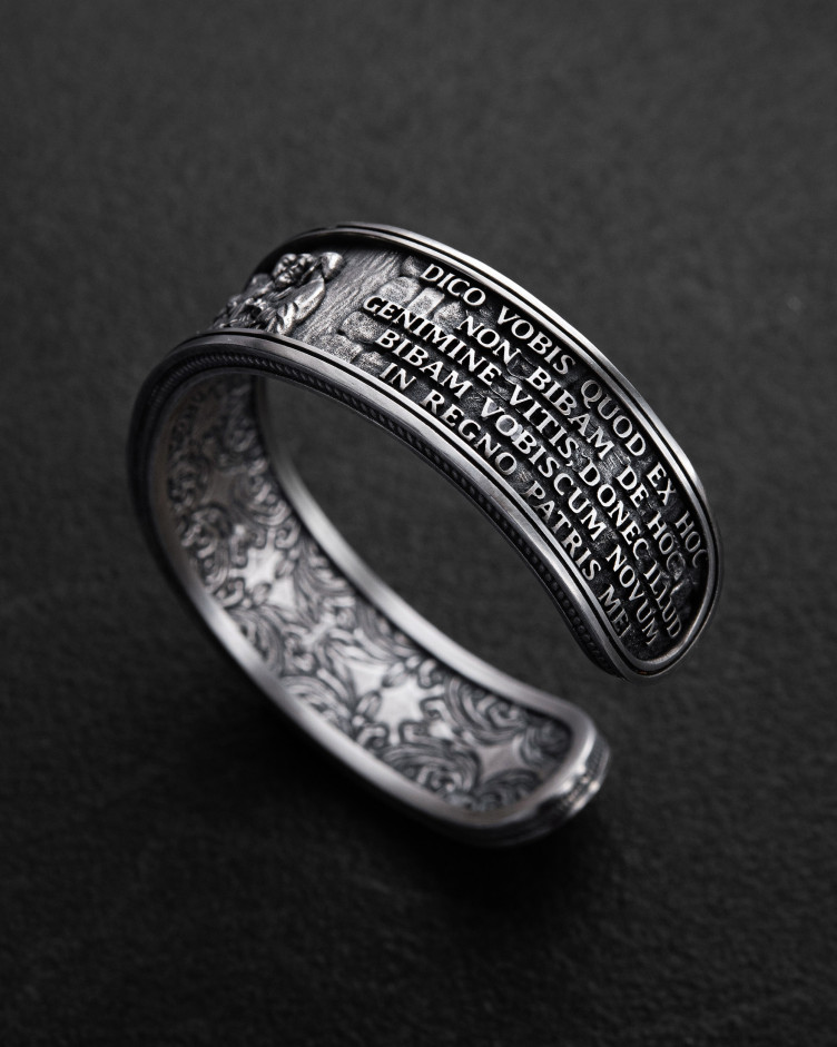 Armreif DAS LETZTE ABENDMAHL in Sterlingsilber 5