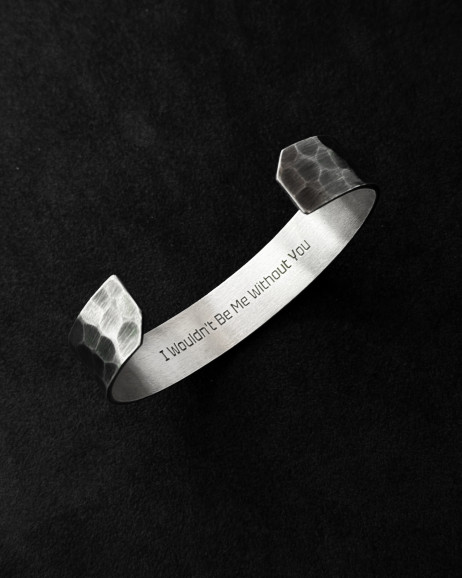 Armreif WITHOUT YOU in Sterlingsilber