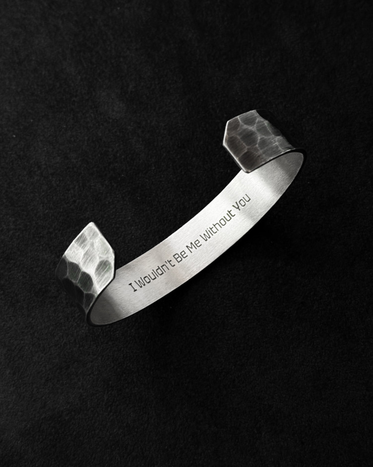 Armreif WITHOUT YOU in Sterlingsilber