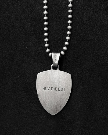 Anhänger BUY THE DIP in Sterlingsilber