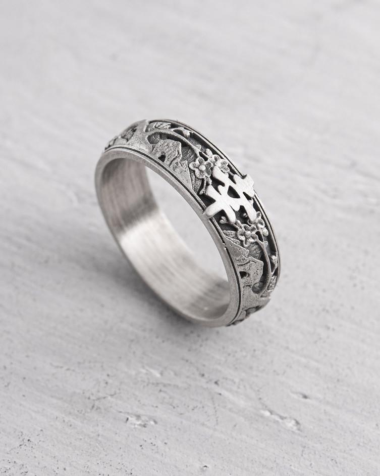Ring LYKKE in Sterlingsilber (Japanese Hieroglyph) 7