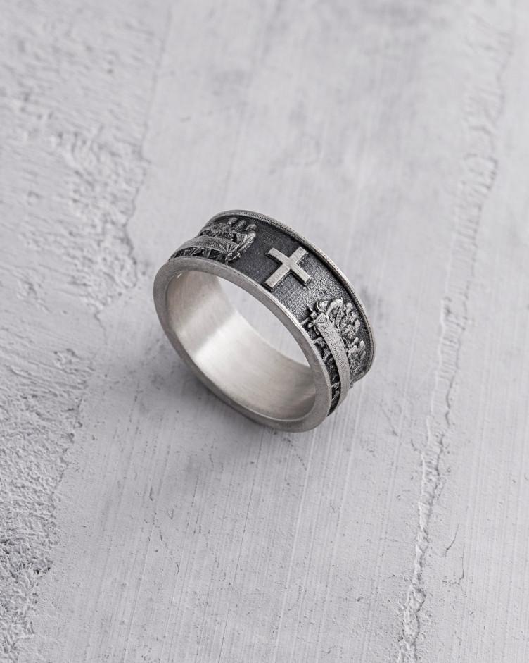 Ring DAS VERMÄCHTNIS VON DA VINCI in Sterlingsilber 8