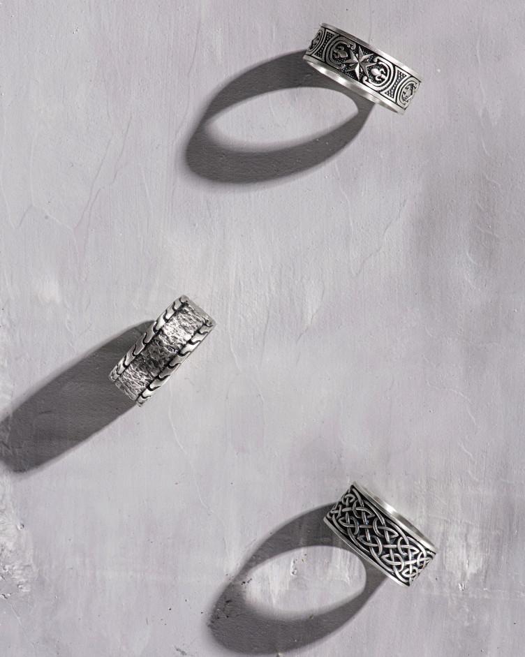 Ring AMULETT ALATYR in Sterlingsilber 7