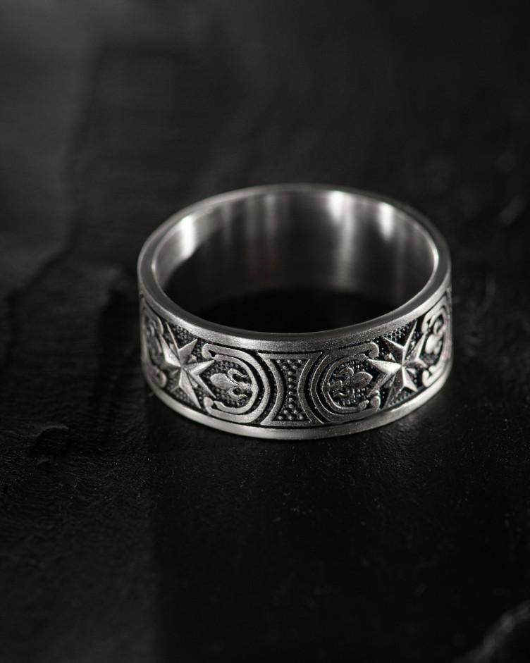 Ring AMULETT ALATYR in Sterlingsilber 8