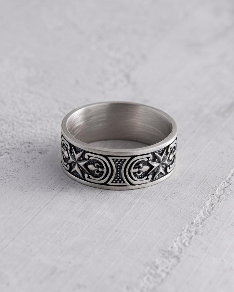 Ring AMULETT ALATYR in Sterlingsilber 10