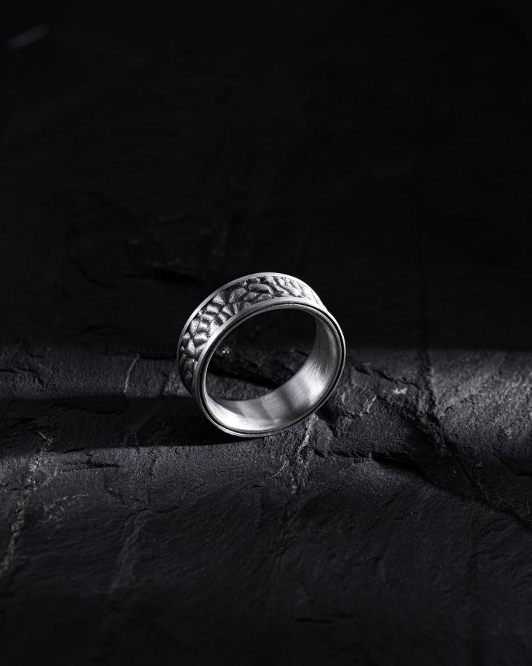 Ring STEINWÄNDE in Sterlingsilber 10