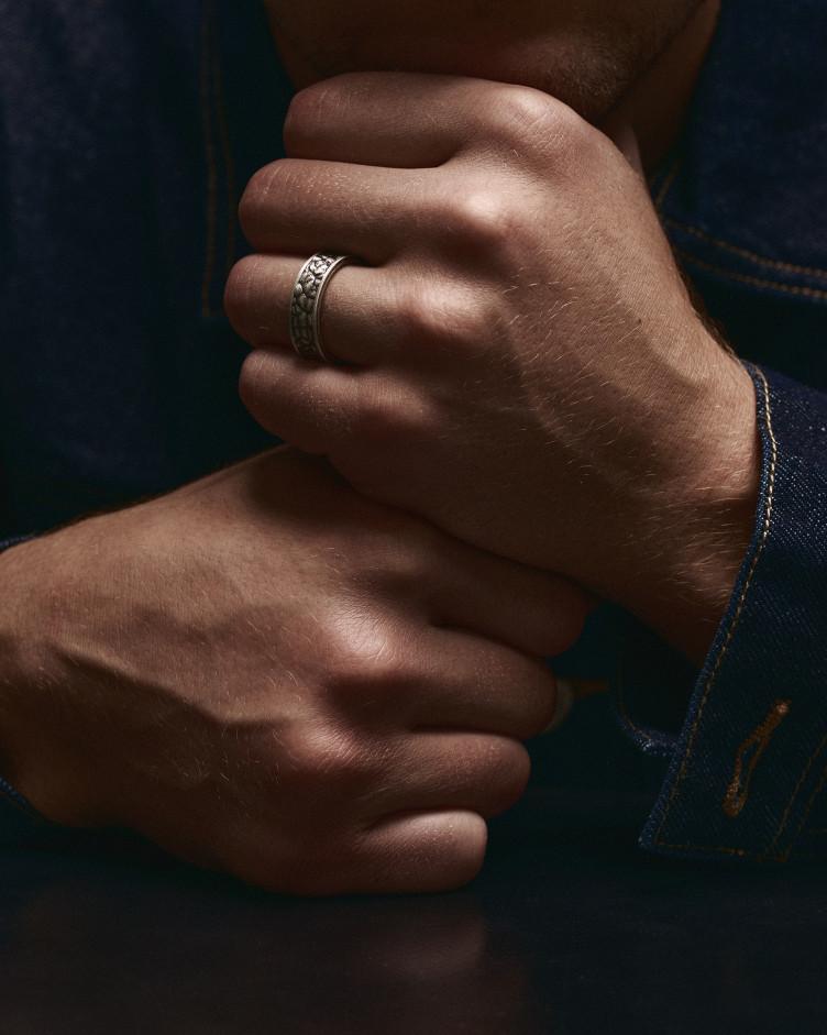 Ring STEINWÄNDE in Sterlingsilber 7