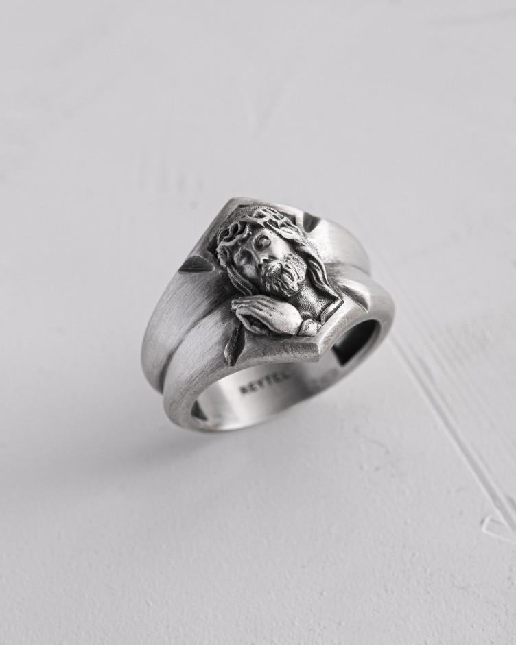 Ring ERLÖSER CHRISTUS JESUS in Sterlingsilber 4