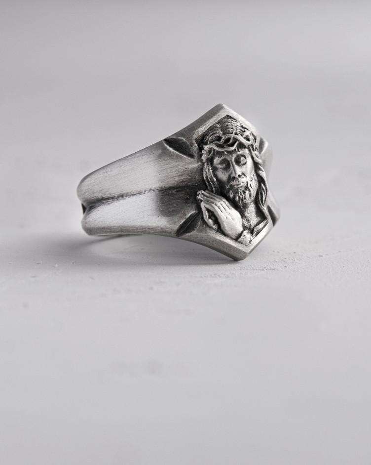 Ring ERLÖSER CHRISTUS JESUS in Sterlingsilber 5