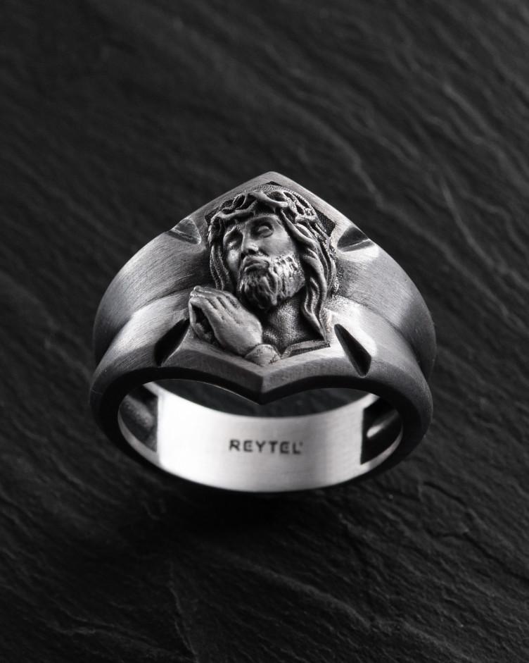 Ring ERLÖSER CHRISTUS JESUS in Sterlingsilber 3