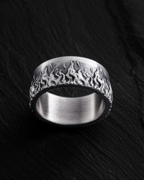 Ring BRENNEN in Sterlingsilber 6