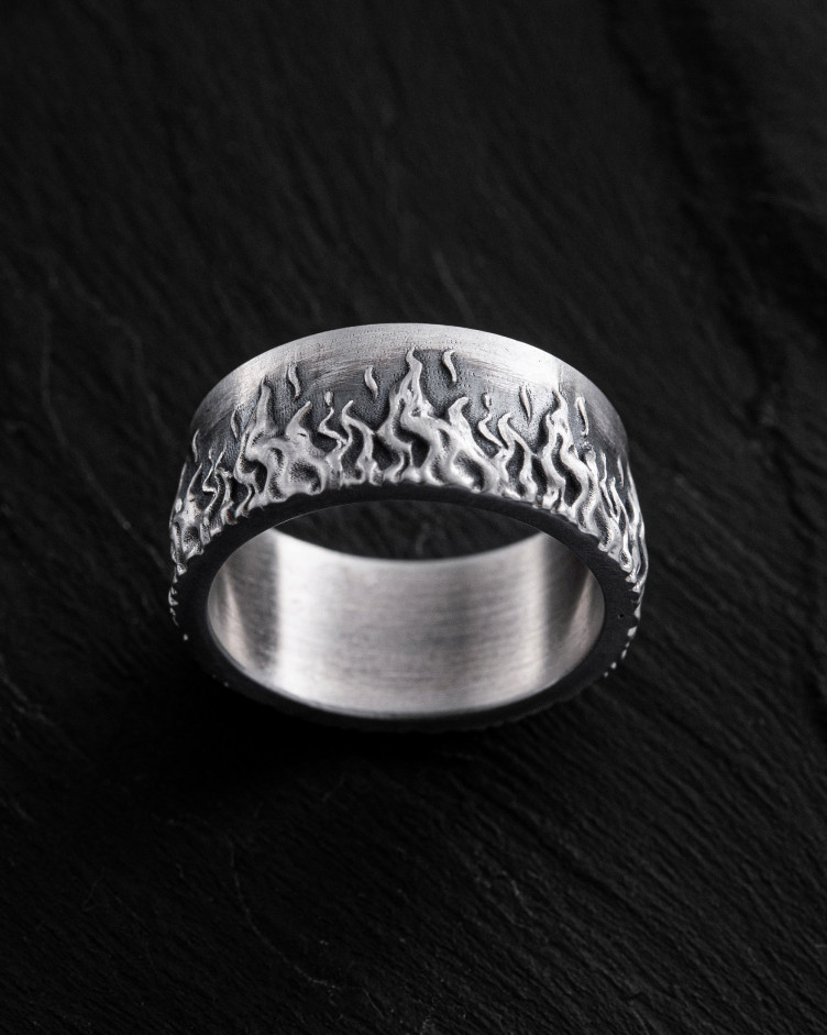 Ring BRENNEN in Sterlingsilber 6