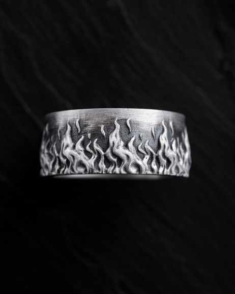 Ring BRENNEN in Sterlingsilber