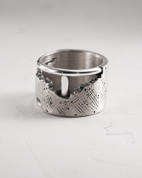 Ring LEISTUNG in Sterlingsilber