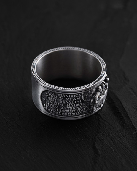 Ring DAS LETZTE ABENDMAHL (Leonardo) in Sterlingsilber 3