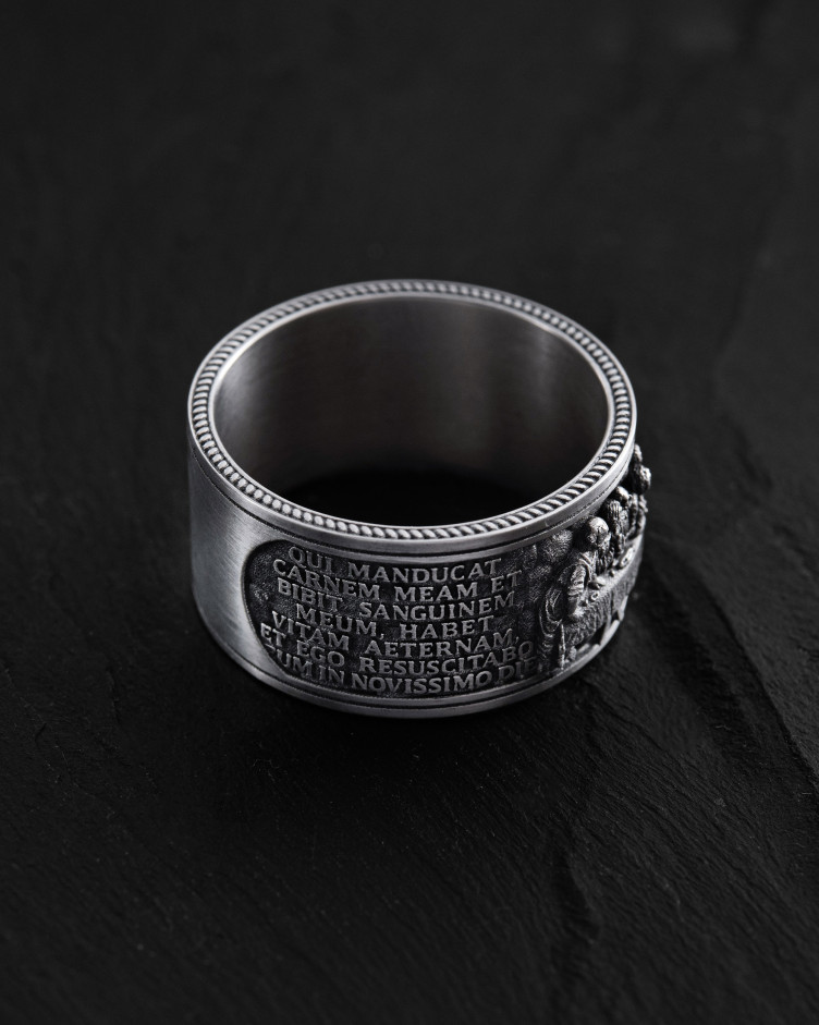 Ring DAS LETZTE ABENDMAHL (Leonardo) in Sterlingsilber 3