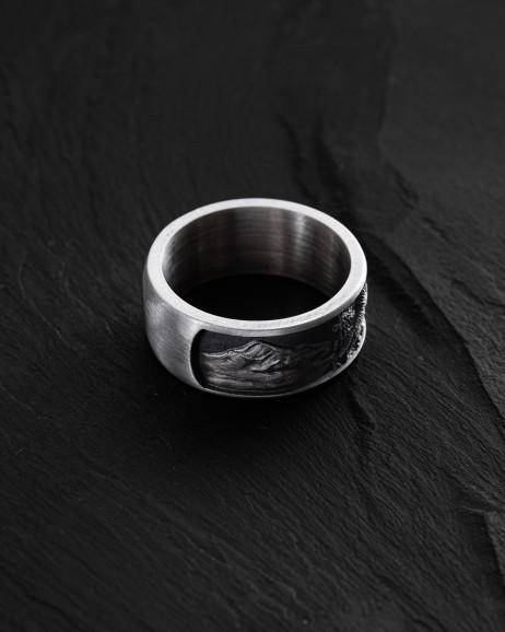 Ring DER KAMPF DER TIGER in Sterlingsilber 2