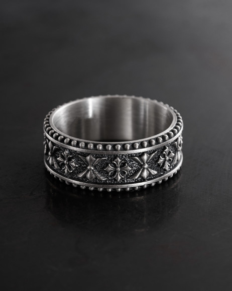Ring KELTISCHES RITTERMUSTER in Sterlingsilber 7