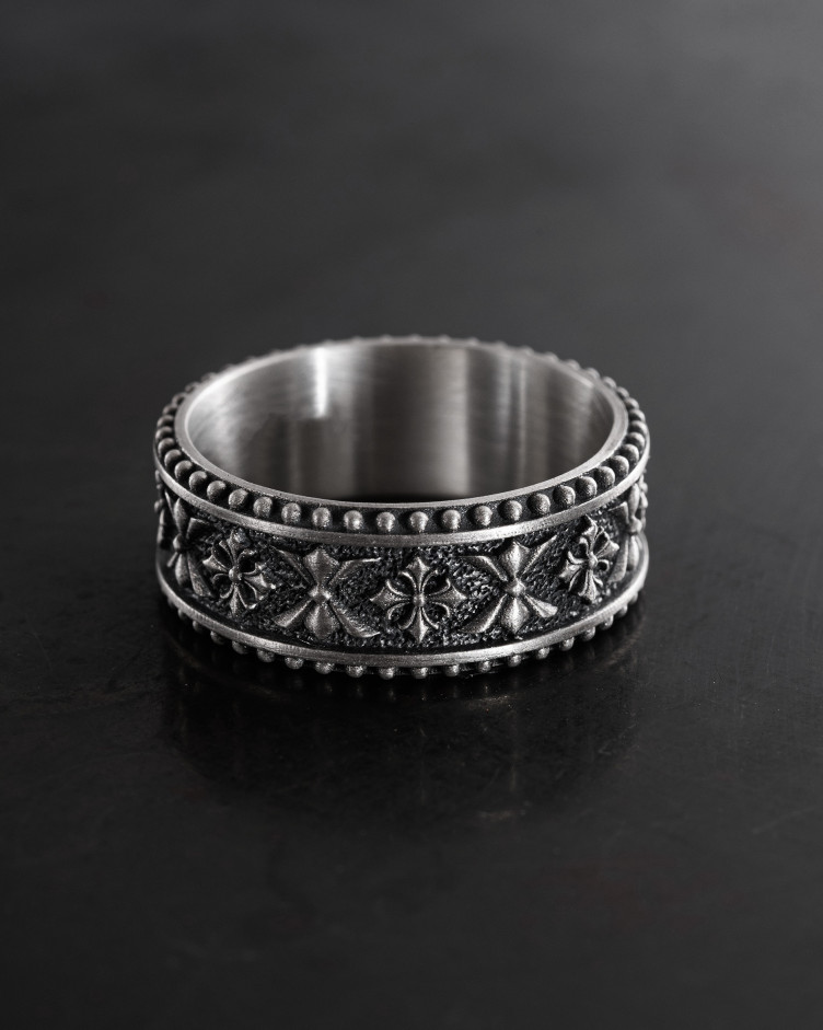 Ring KELTISCHES RITTERMUSTER in Sterlingsilber 7