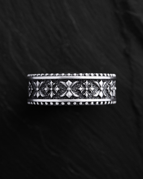 Ring KELTISCHES RITTERMUSTER in Sterlingsilber 10