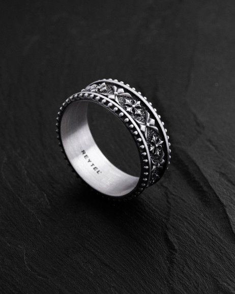 Ring KELTISCHES RITTERMUSTER in Sterlingsilber 11