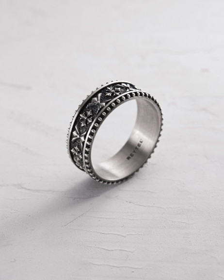 Ring KELTISCHES RITTERMUSTER in Sterlingsilber 12