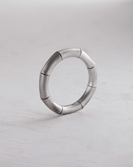 Ring BAMBUS in Sterlingsilber