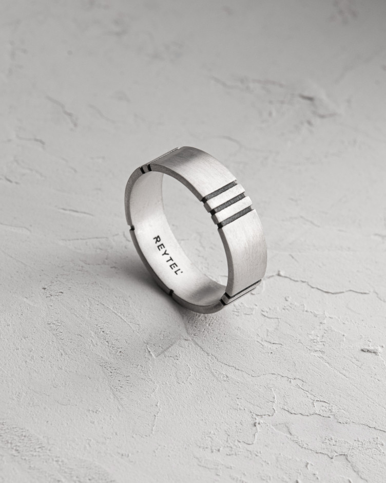 Ring ZYKLUS in Sterlingsilber