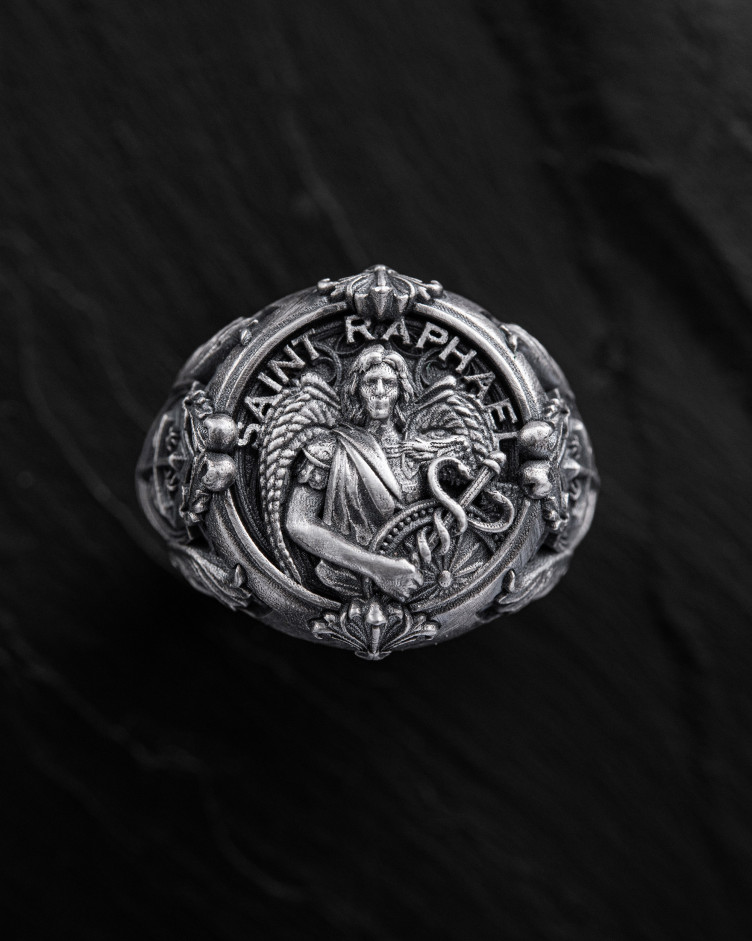 Ring HEILIGER RAPHAEL in Sterlingsilber