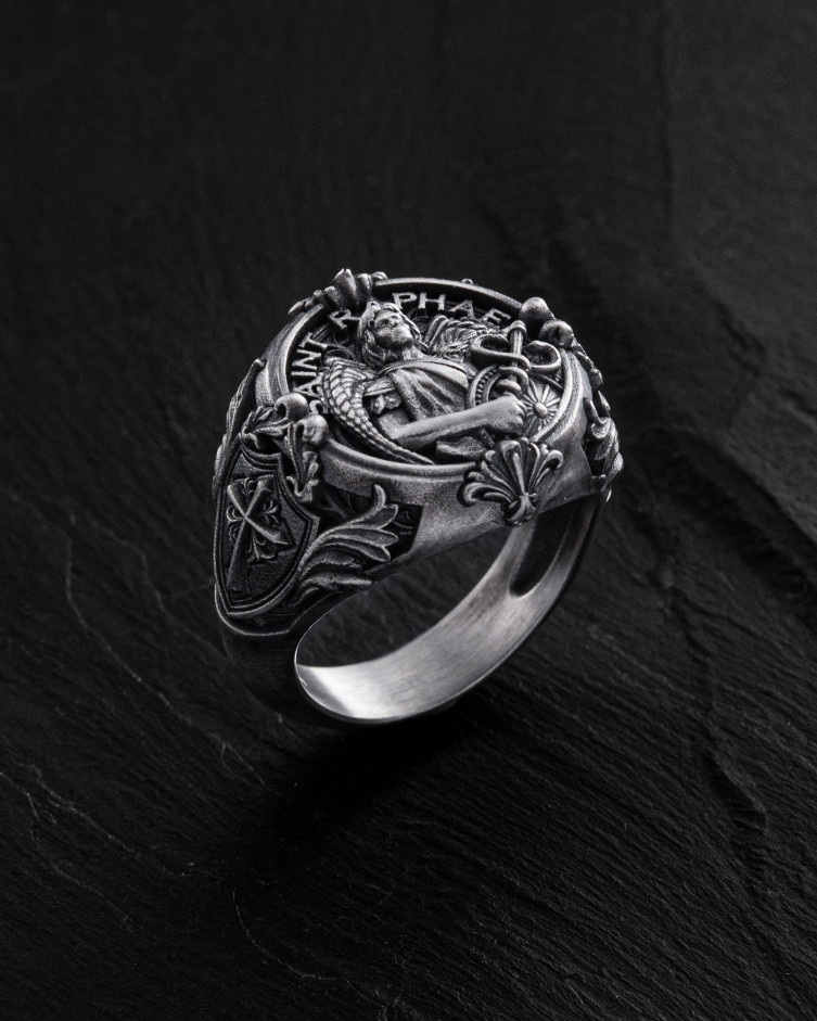 Ring HEILIGER RAPHAEL in Sterlingsilber 3