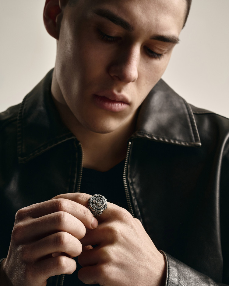 Ring HEILIGER RAPHAEL in Sterlingsilber 2