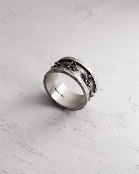 Ring FLEUR DE LIS in Sterlingsilber 3