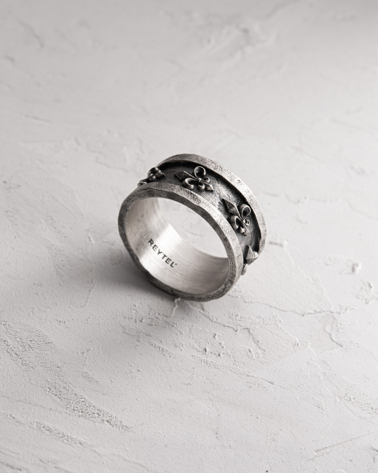Ring FLEUR DE LIS in Sterlingsilber 3