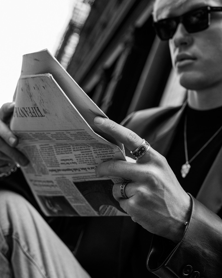 Ring FLEUR DE LIS in Sterlingsilber 9